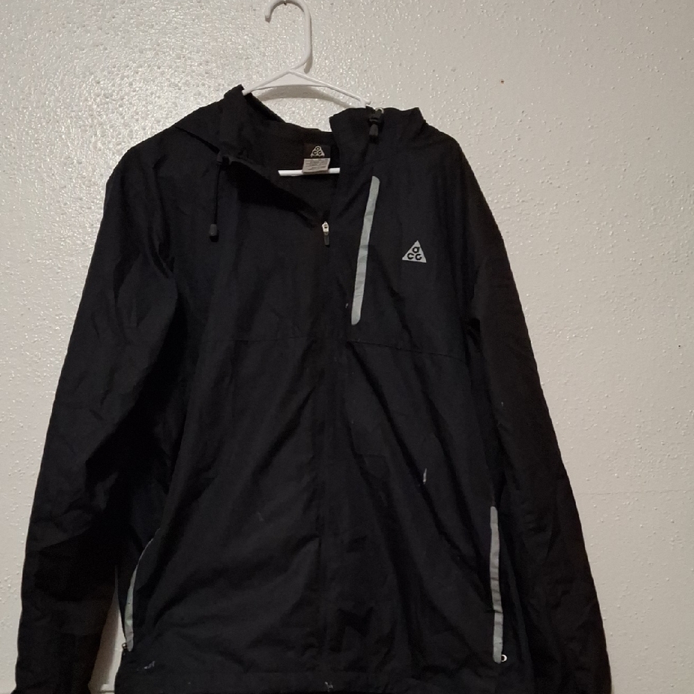 Nike ACG Black Rain/ Wind Breaker Mens Black